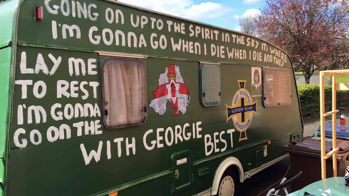 AwayDays_'s tweet photo. 8 Northern Ireland supporters will be heading to the Euros for 3 weeks in this bad boy. https://t.co/TjL72d6USY