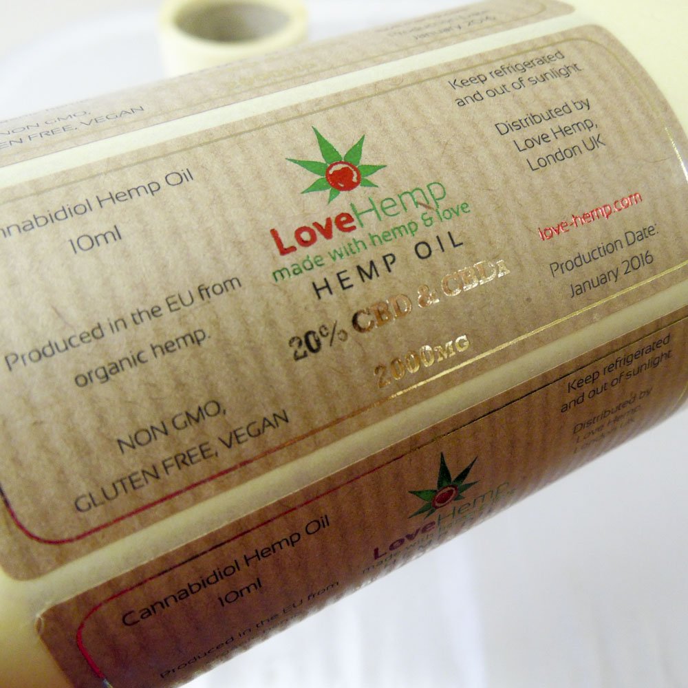 Classy looking labels! #kraft #paper #gold #hotfoil #labels ow.ly/4mL2mw