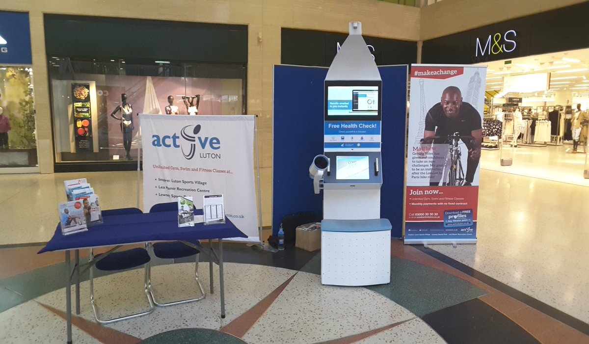 We're here bright &amp; early! Visit us in Smith Square to check your health score and get advice on how we can help.