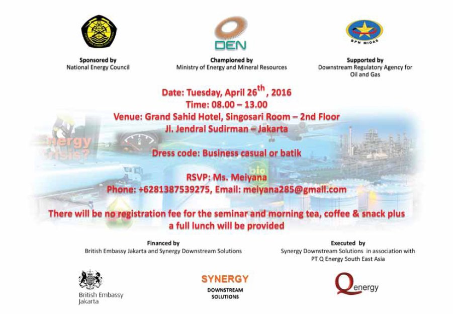 Delivering Downstream Energy Security to Government Through Regulatory Reform