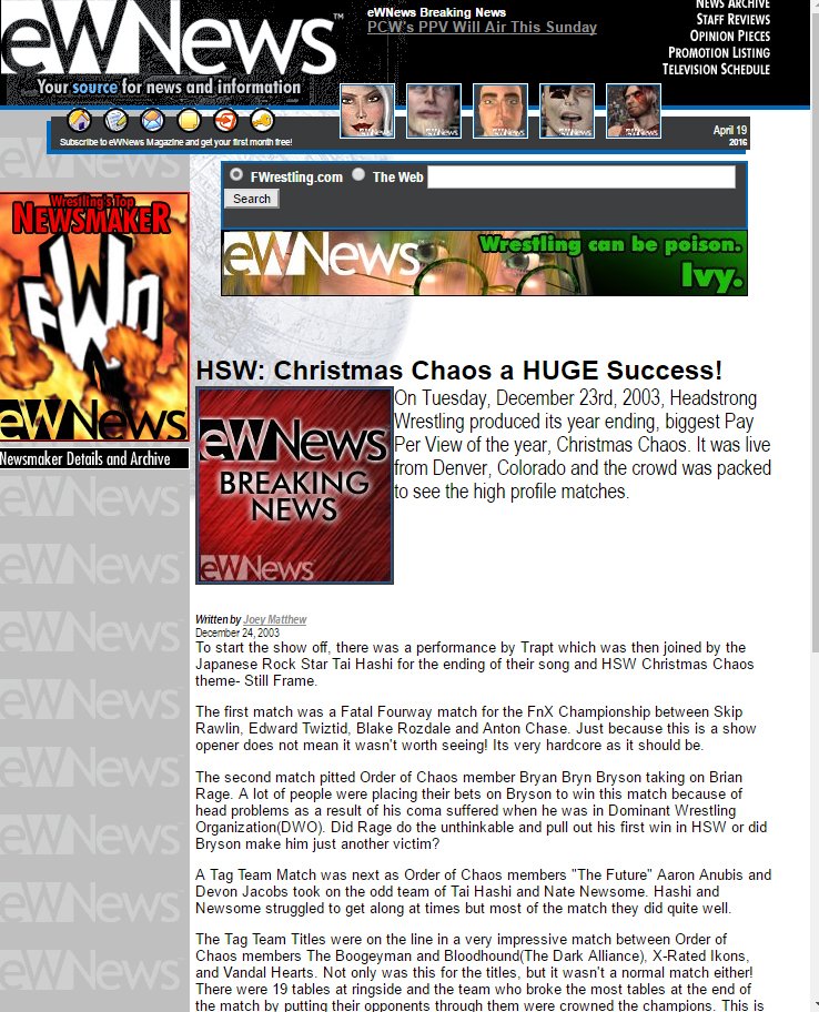 Headstrong Wrestling tweet media