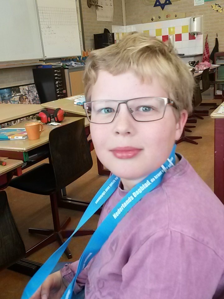 En de winnaar van de <a href="/ndnl/">Nederlands Dagblad</a>  #kidsquiz 2016 is... Levi Lokhorst van de #Rehobothschool in Woudenberg.