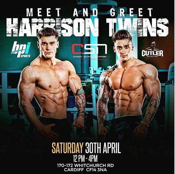 Me and <a href="/lew_harrison/">Lewis Harrison</a> are in Cardiff on the 30th this month <a href="/CARDIFFSPORTSNU/">Sports Nutrition</a>