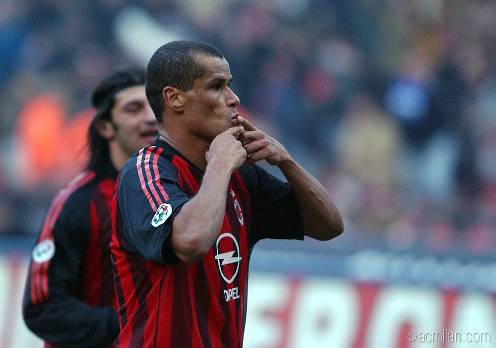 acmilan's tweet photo. Happy 44th birthday @RIVALDOOFICIAL! In red&amp;black he won 1 #UCL, 1 UEFA Super Cup and 1 Italian Cup! 🎂🔴⚫️ https://t.co/fEMt4Y11tp