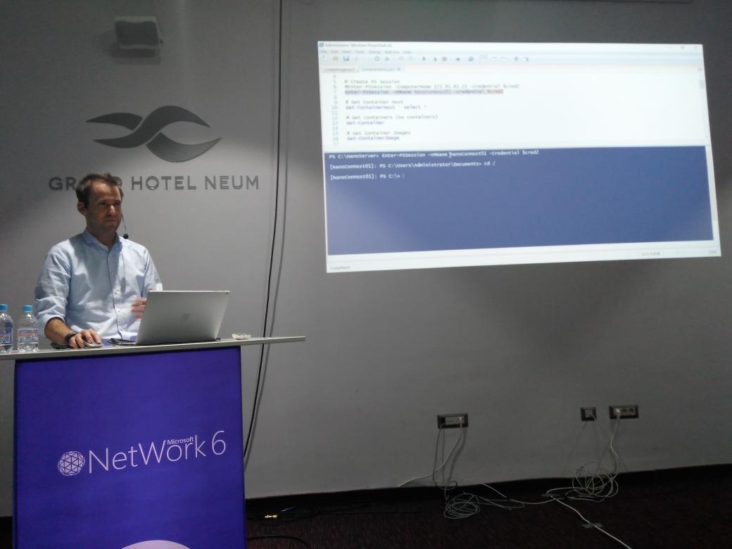 SasaKranjac's tweet photo. Containers &VMs pt.2 by @ThomasMaurer #NetWork6 #Upoznaj10 #MicrosoftBiH #msnetwork https://t.co/HcY091G42J