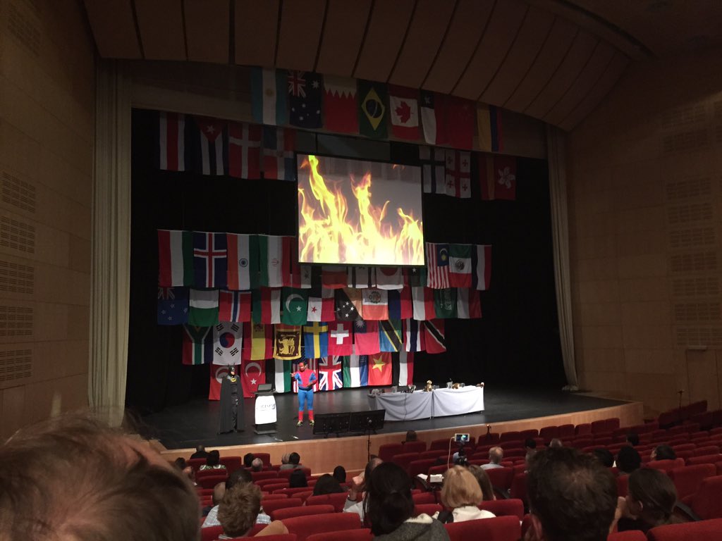 Laughter, tears and awe. <a href="/KamilVallabh/">Kamil Vallabh</a> and <a href="/slahri7/">Sa'ad Lahri</a> captivate the audience with their incredible talk at #icem2016