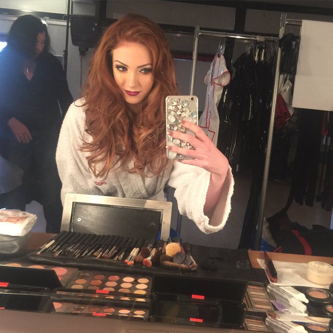 Getting made up for my first shoot in Germany 💅🏼👄 https://t.co/yLt2ZlsFzr<a href="/tag/tb"class="tags"><span>#tb</span></a>