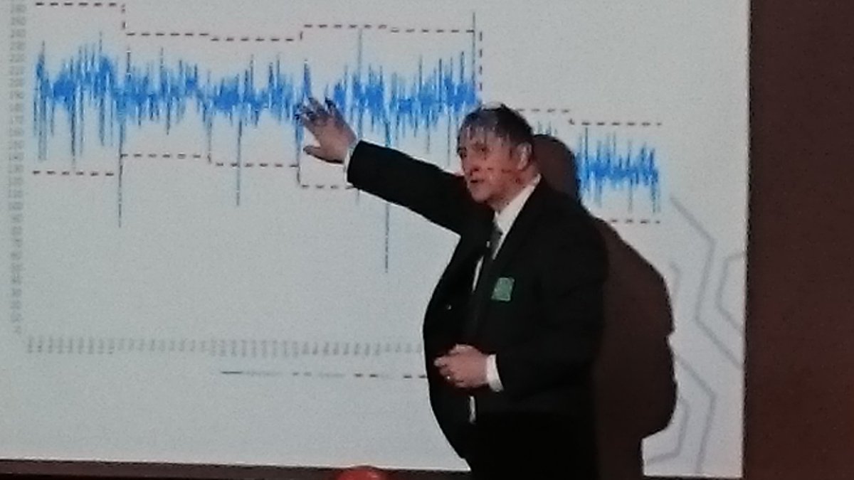 kurtstat's tweet image. Richard Pope presenting data at #PFHackSheffield