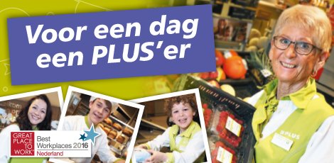 Meld je aan voor een dag een PLUS'er @plussupermarkt in Benthuizen! #nlbestworkplaces2016 plus.nl/supermarkten/b…