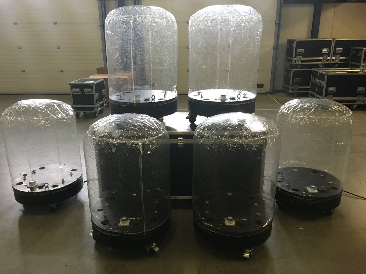 ADDrent of the week: De ADD airdome, 63cm doorsnede met een hoes van 75cm hoogte.