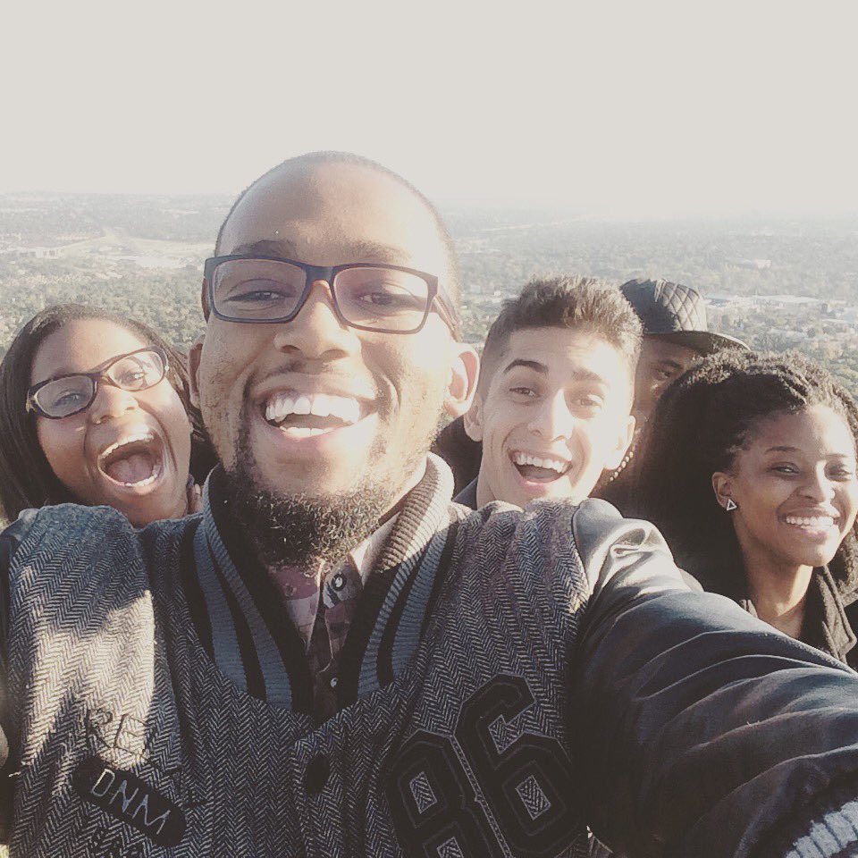 nanmlambo's tweet photo. Leaders @work! Early mornings on set with the fam! 
#PassionPeopleProgress https://t.co/sb9inwoYcc