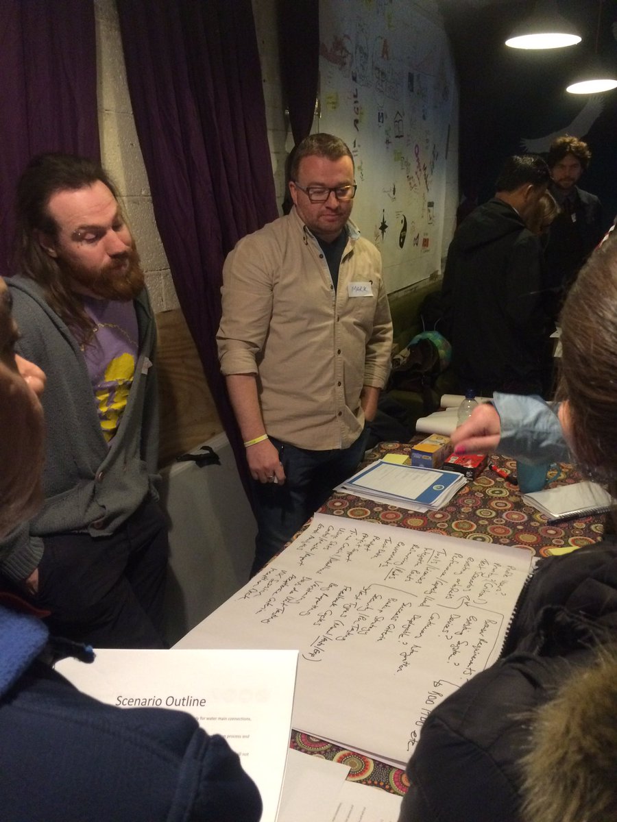 testing_atelier's tweet image. Brainstorming test strategy workshop going well. Run by @clem_pickering and Mike grimwood #TestingAtelier