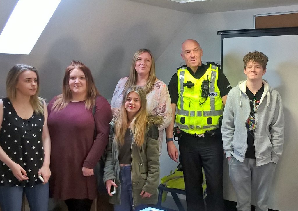 Helm Dundee on Twitter "cyber bullying talk at the centre today with