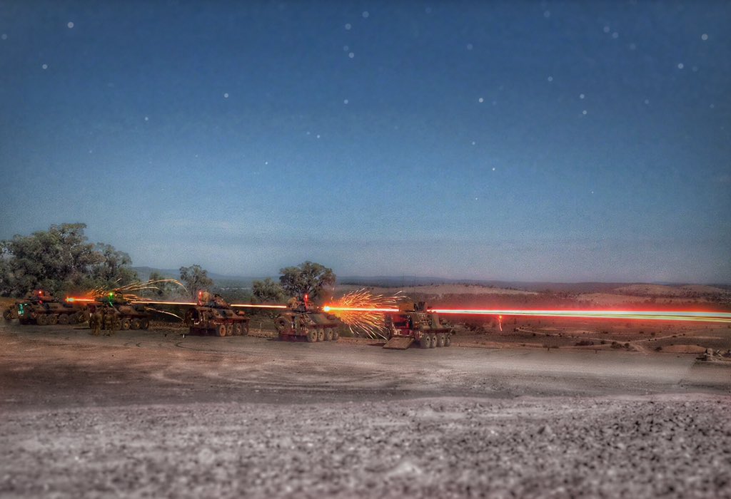 Trainees from CRV ROBC conduct gunnery training at the School of Armour. Incredible images. Forge!