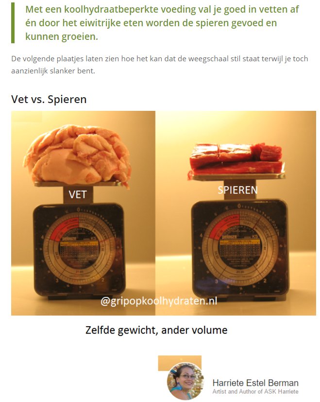 YvonneLemmers's tweet photo. #Spieren wegen meer dan #vet https://t.co/PE2Z5kPT4E #afvallen #gripopkoolhydraten #lchf #derealmealrevolutie https://t.co/kZbdYr7WXz
