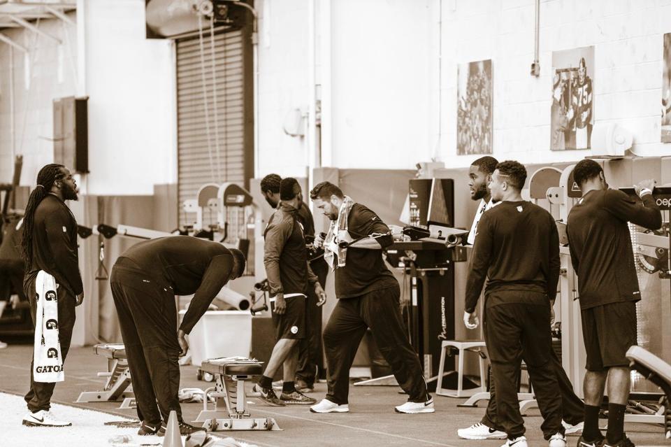 steelers's tweet photo. There's nothing like being back to work.

📷 | https://t.co/UoT3zpb1rh https://t.co/KwvrzE28N1