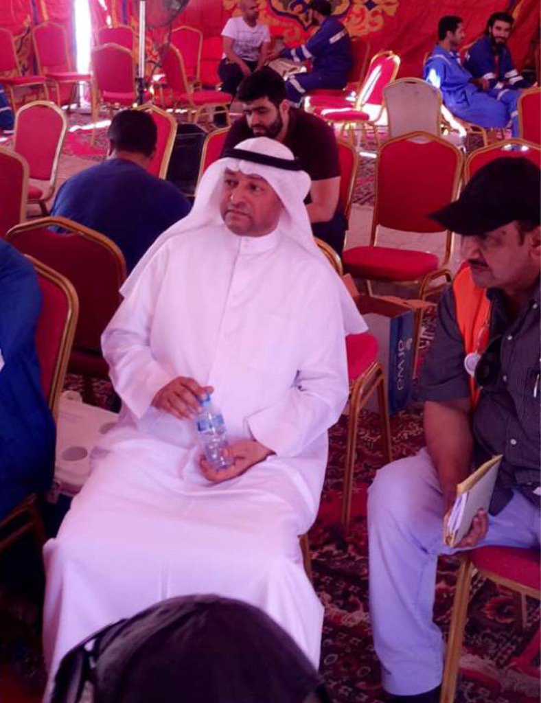 shamel__news's tweet photo. تواجد النائب السابق والرئيس الأسبق لنقابة نفط الكويت السيد / دليهي الهاجري لمناصرة اضراب القطاع النفطي ودعم العاملين https://t.co/tkCvCzMhjI