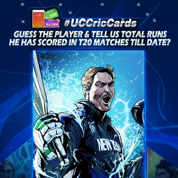 9/10 - RT the CricCard, tag your friends, tweet us your answer with  #UCCricCards to win! bit.ly/UCCricCardsTW