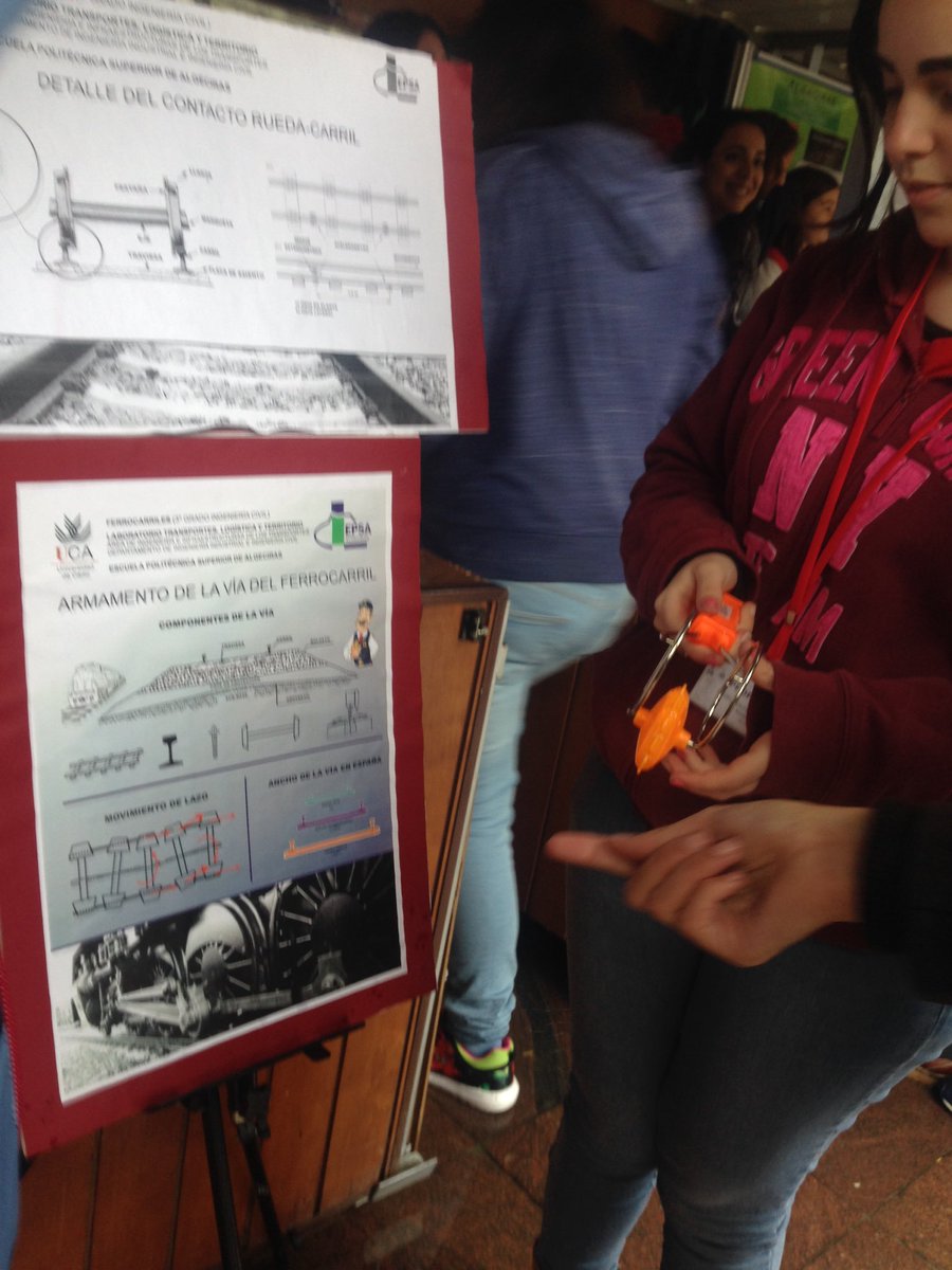 Cómo es el contacto rueda-carril #FFCC <a href="/DivercienciaAlg/">DivercienciAlgeciras</a> <a href="/Divulga_UCA/">UCC+i - Universidad de Cádiz</a>