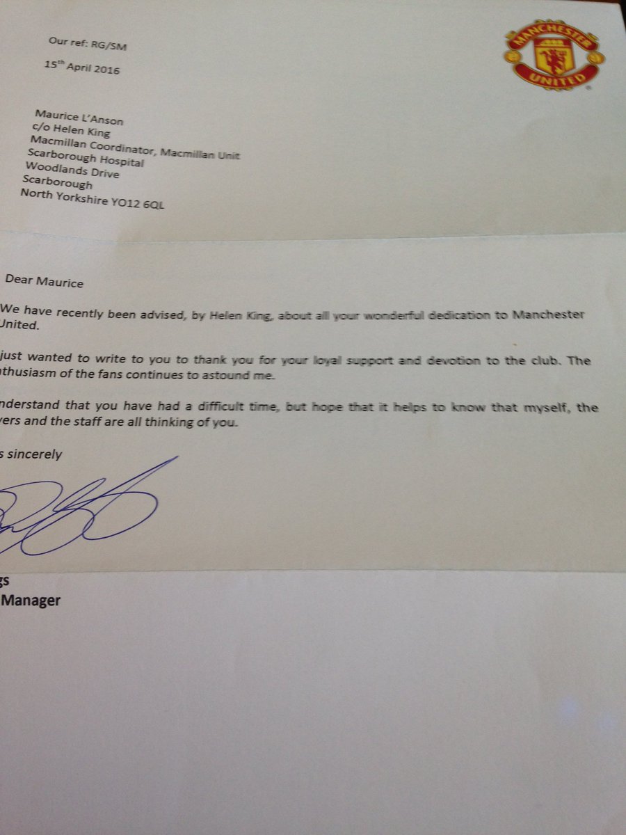 jaydeebugg's tweet image. Huge thank you to @ManUtd and Ryan Giggs for making my dads day your kindness amazes me