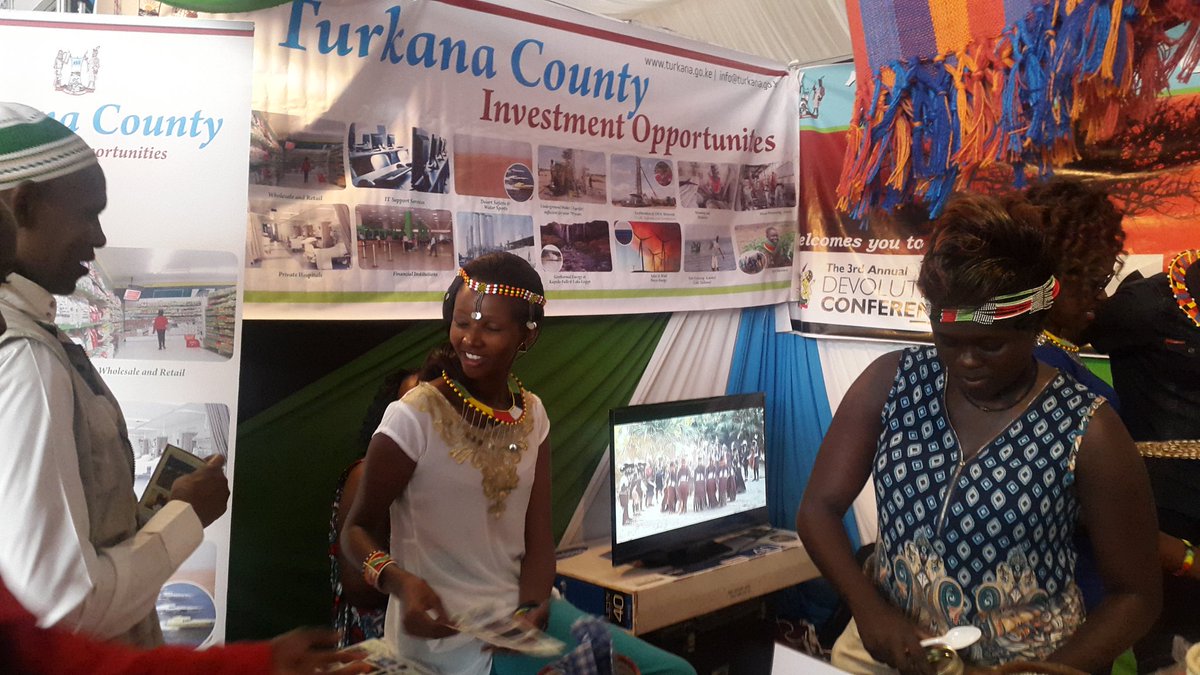 JamesLokwale's tweet photo. Trade &amp; Tourism officers attending to visitors at the @Turkana_County exhibition stand. Impressive work. https://t.co/3aO4ZvfOAX