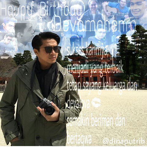 Dinaputrib's tweet photo. Happy birthday ke26 @DevaMahenra , wish you all the best,karirnya lancar kedepannya, jadi kebanggaan #HAPPYDEVAsDAY https://t.co/IcSOUWBoe0