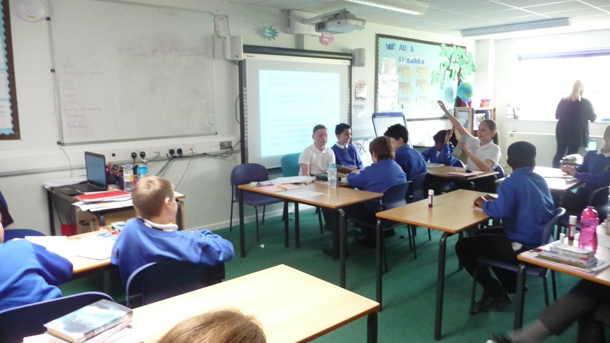 This morning's hot seating in preparation for writing our Newspaper Reports-Aliens have landed in Bracknell