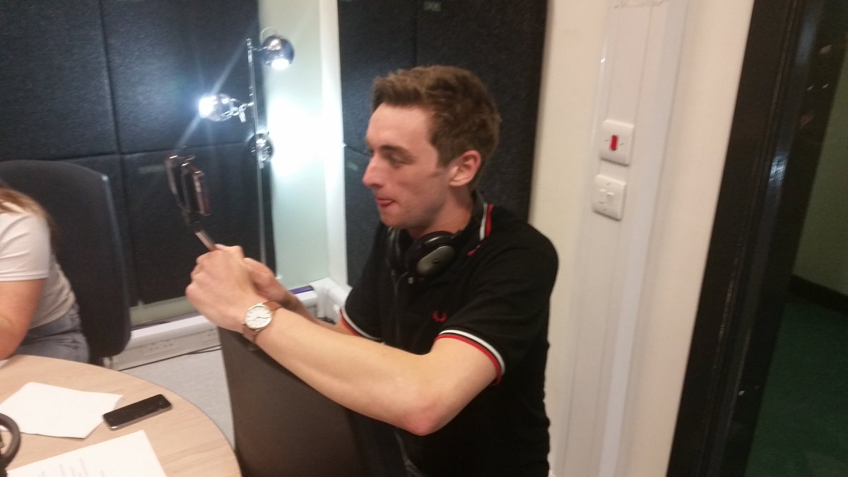 shuradio's tweet photo. Natalie, Tom and Saul keeping us on the air today! @middaymashup https://t.co/AZm4Ndvo79