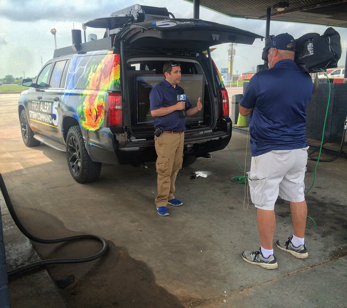 BrianShlonskyTV's tweet image. We have #okwx coverage now on @koconews. @KOCOMichael giving live updates from Storm Command. #KOCOFirstAlert