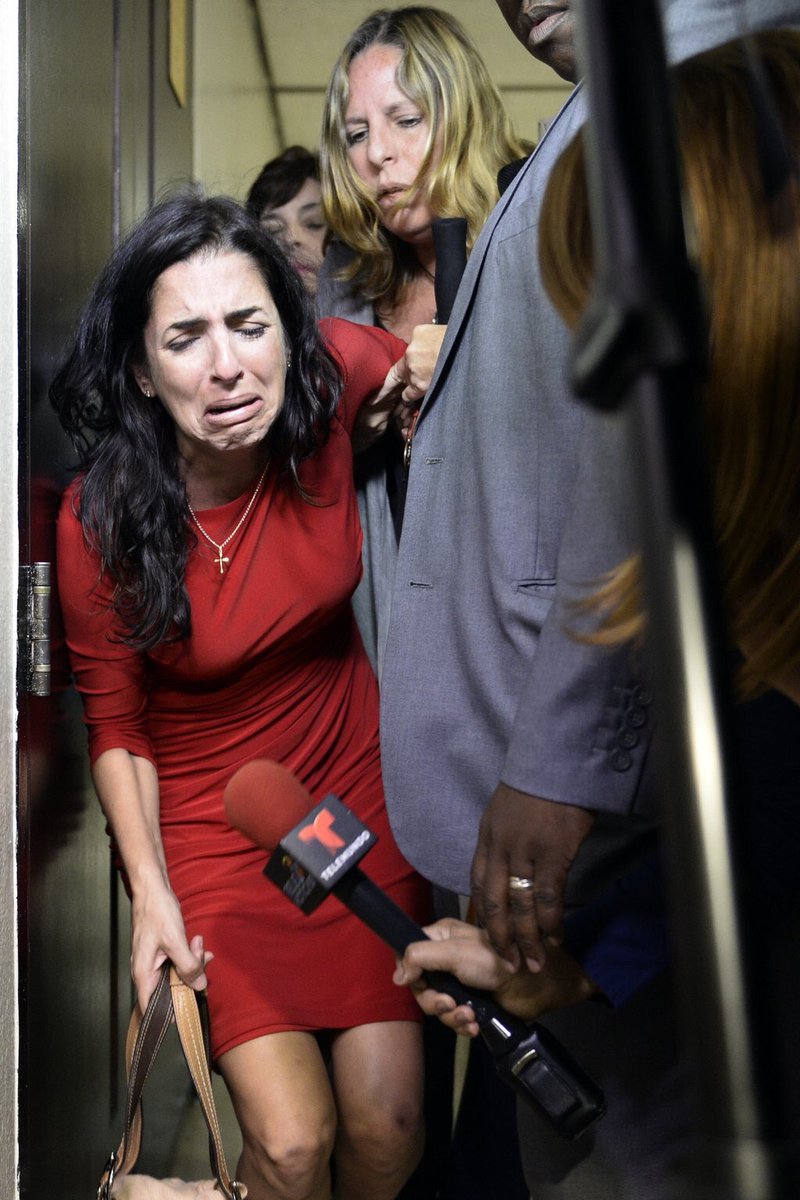 Esta fue la reacción de Ana Cacho luego del no causa para juicio contra Luis Rivera Seijo, "El Manco". Foto vía GFR.