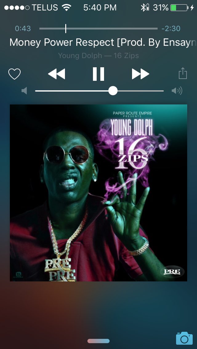 james_hanlon's tweet photo. Always bump Dolph before practice 😴 #16zips @YoungDolph https://t.co/SHespnvqDE