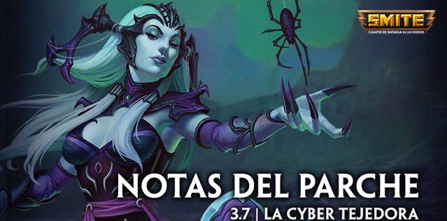 Smite_Unity's tweet photo. El parche 3.7 #CyberTejedora ya está disponible en los servidores de EU/NA https://t.co/hpMLudjtbY