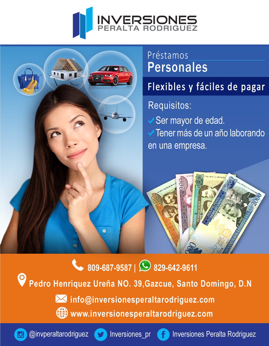 FaciPrest's tweet image. Te ofrecemos préstamo con pagos diarios, quincenales o mensuales.  ow.ly/4n1xRT