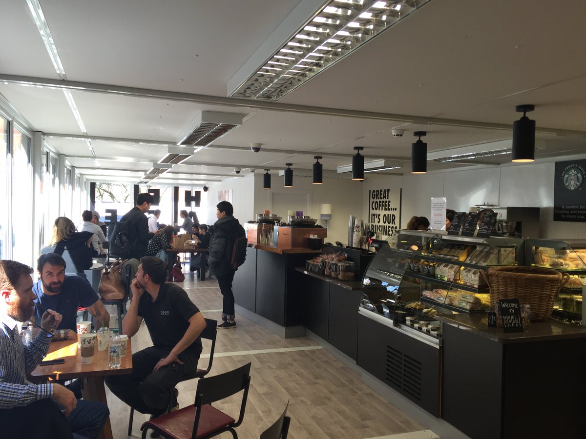 ModularWorksLtd's tweet photo. Our modular system in use at Manchester Uni's temporary coffee bar and shop. Hard to believe it's only temporary! https://t.co/zfaAjkYf5z