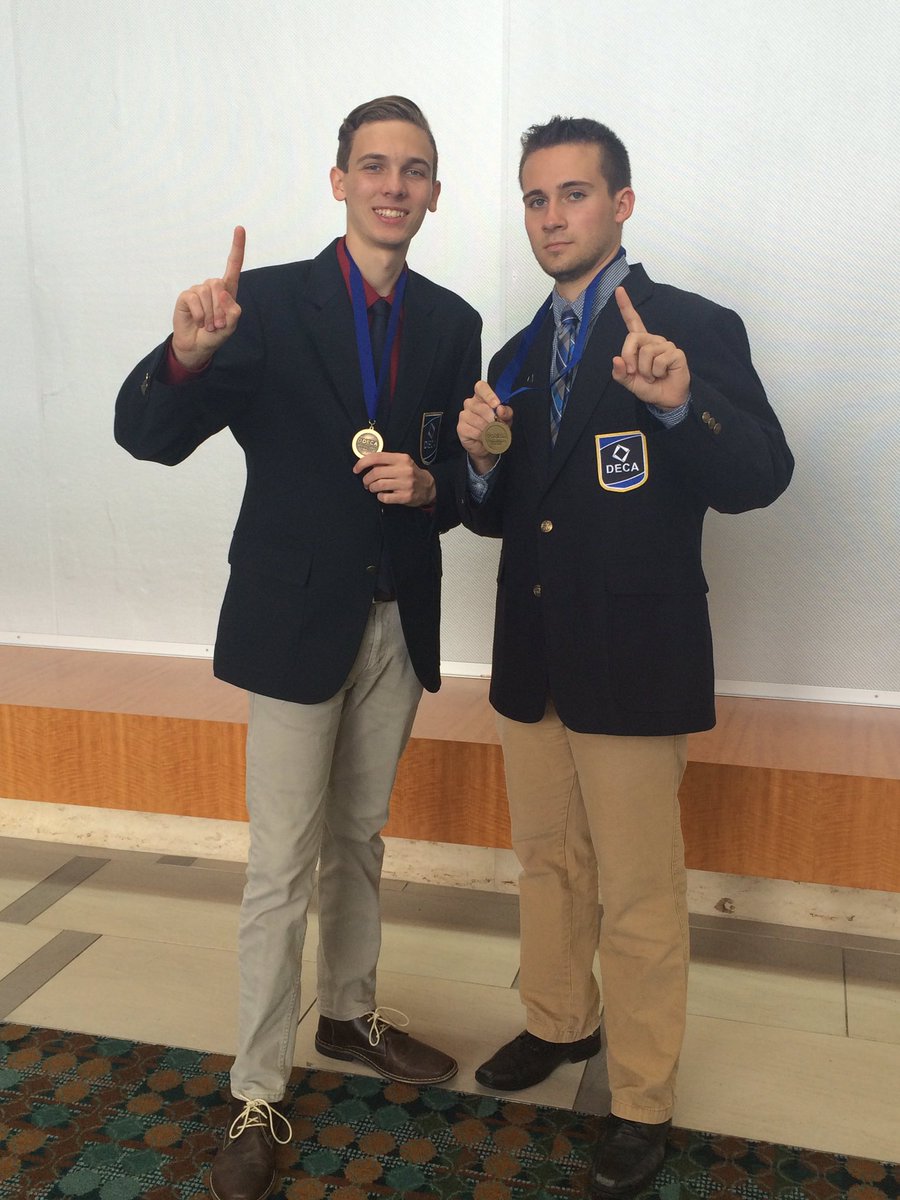 Dover DECA is making a statement at Nationals! Aaron and Tyler have at least placed top twelve in the nation!!