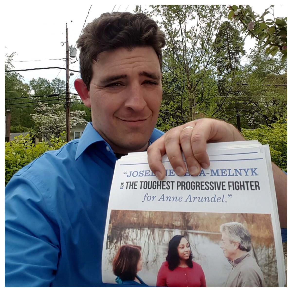 Awesome volunteer &amp; resident of the county Sean holding it down  @ Asbury United Methodist Church Arnold MD #TeamJPM