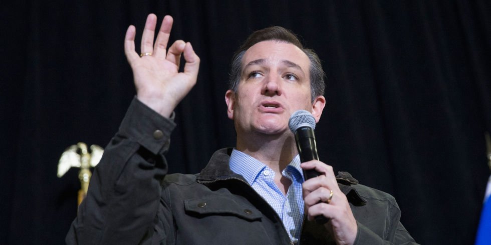 Cosmopolitan's tweet photo. Ted Cruz Believes Trans People Should Not Be Allowed In Public Restrooms, Period: https://t.co/5hGgb9x0Ea https://t.co/fYNFT09oPw