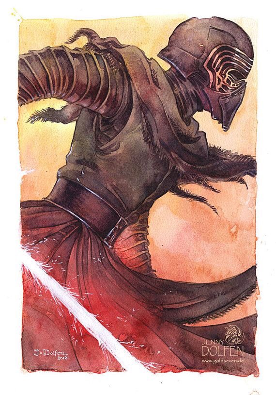 Jenny Dolfen artist #StarWarsTheForceAwakens #KyloRen <a href="/CatherstarkRen/">Supreme Leader Kylo Ren Hux™</a> <a href="/SithFans/">Darth Yoda</a> @OneEyedJedi @kylo_ren94 <a href="/KyloBae_x/">•Skywalker•</a>