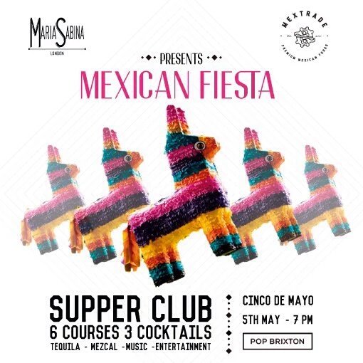 donostiasc's tweet photo. So excited for @mariasabinaLDN Mexican fiesta @PopBrixton tickets here - https://t.co/IjSVSvShZA don't miss out!! Px https://t.co/1KcW5gNEk2
