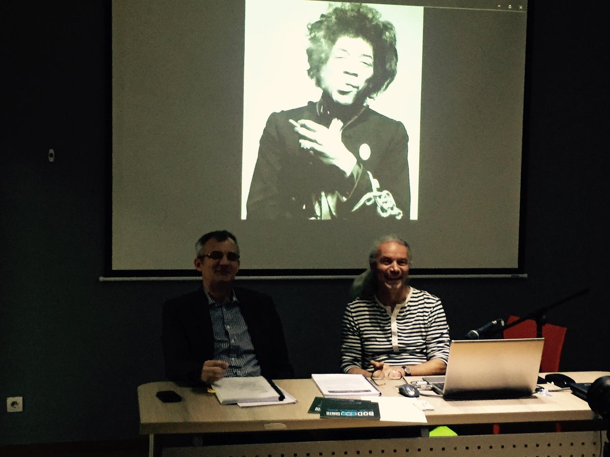 BDK's Bogdan Ivanišević, photographer Imre Sabo and Jimmy Hendrix, lecture on Copyright and Photography