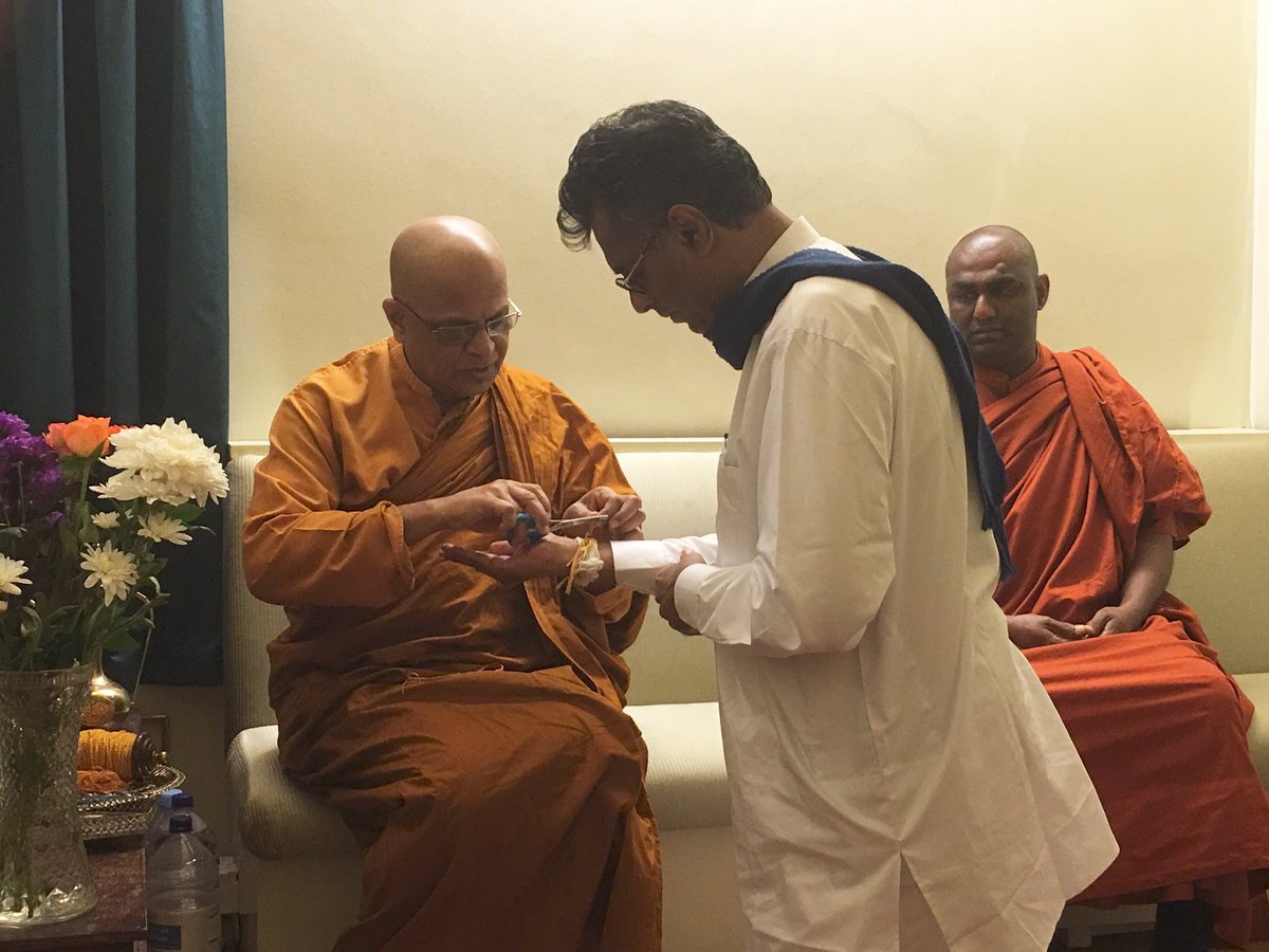amalab's tweet photo. Patali Champika Ranawaka,#SriLanka's #Megapolis &#WesternDevelopment Minister pays respects at #LondonBuddhistVihara https://t.co/OkMdRJj1EZ