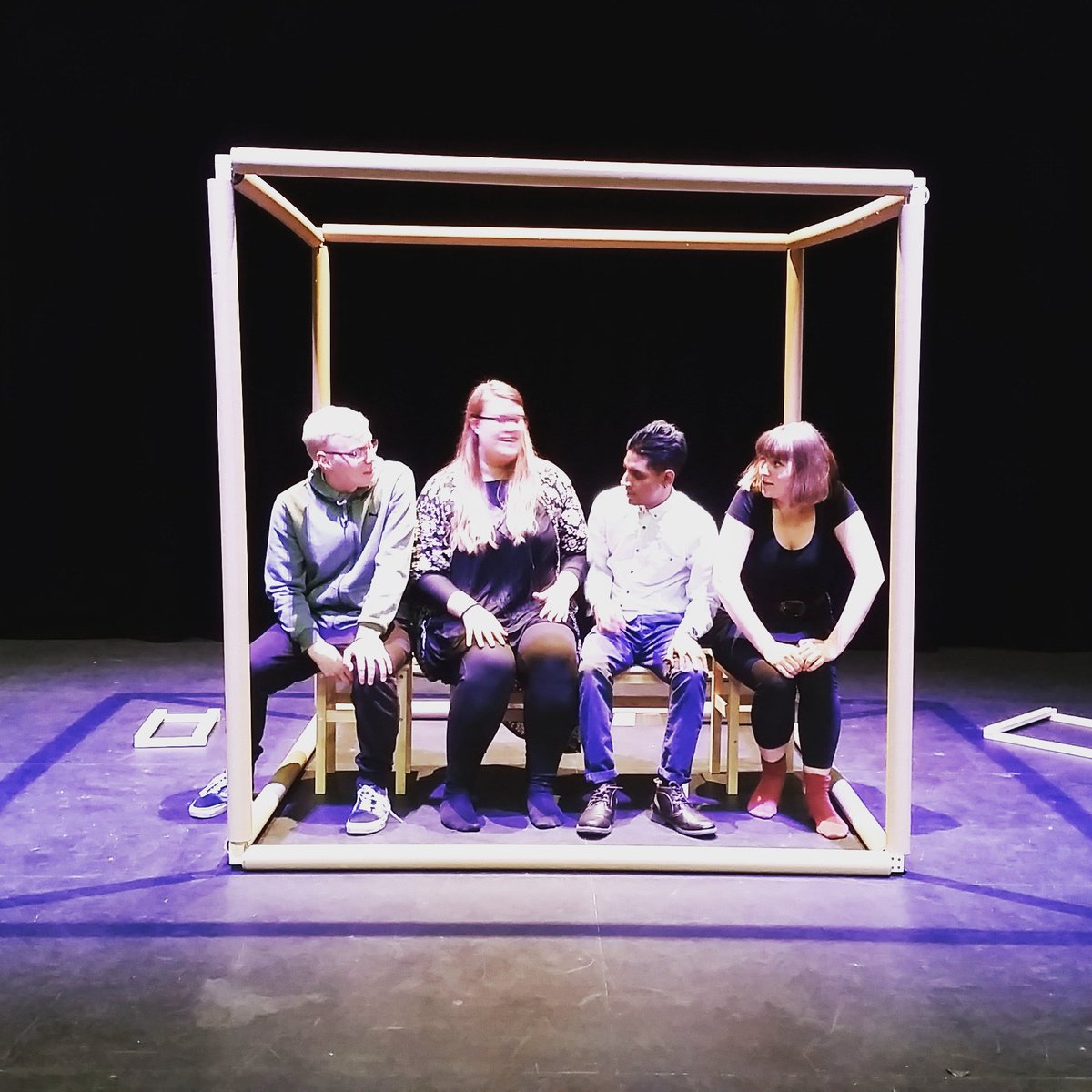 Tessellate2017's tweet photo. Some photo's taken from today's fun rehearsals in the theatre!! @NbrookBaProd @NbrookTheatre https://t.co/DvfPrpFQ3t