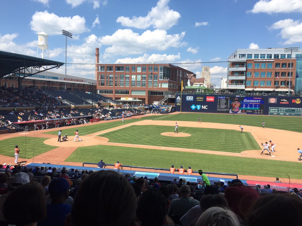 wendrew30's tweet photo. Enjoying ditch day with my @tmsdurham team at the @DurhamBulls game!  #lifeatticketmaster https://t.co/4dvEpovYDW