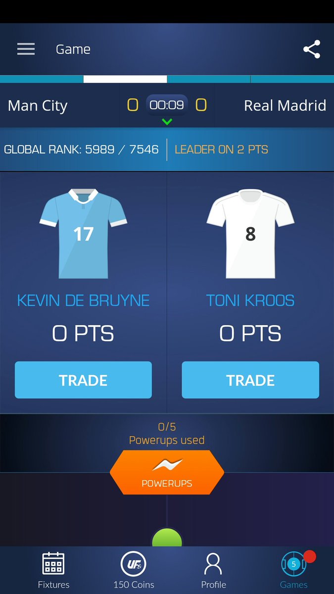 CrosbieJosh's tweet photo. I just drafted Kevin De Bruyne &amp; Toni Kroos on @UltimateFanLive for #mcfc v #HalaMadrid https://t.co/2YWEHQlgsP