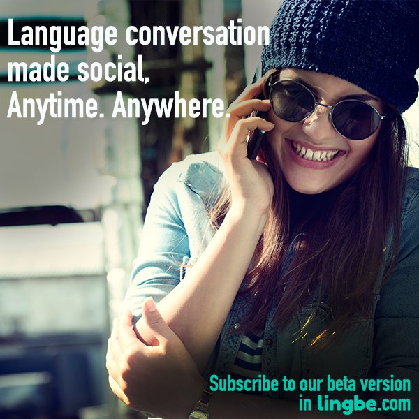 LingbeApp's tweet image. No matter the time or day with lingbe you will be able to #PracticeLanguage conversation whenever you want to. #Apps