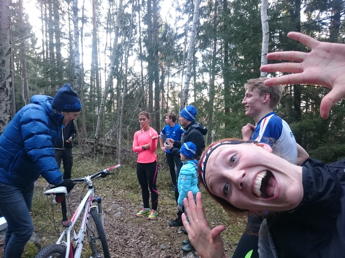 Tuffa skogsintervaller vid Säckatorp i kväll. #mustigaben