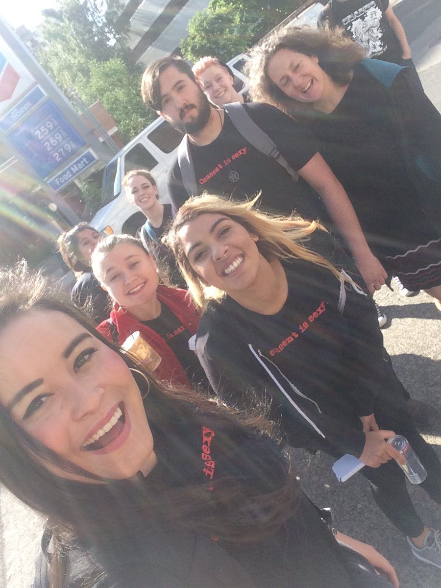 SWAT is here at PSU for Take Back the Day. ❤️ #consentismandatory