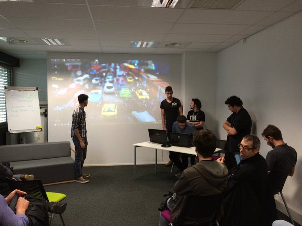 Ngosselin85's tweet image. prése de #gitextensions par de #codeinlab dela team étudiante du BTS SIO des @lessables projet #jeuVideo ac #3DUnity