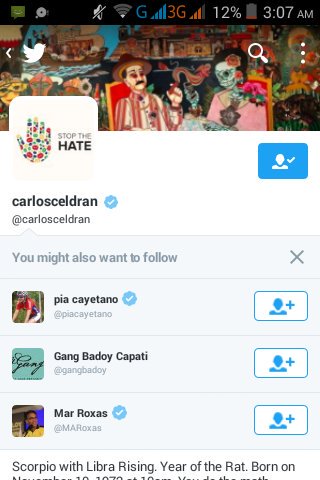 Carly_Superstar's tweet photo. WHO THE FVCK IS @carlosceldran ???

#AnonymousYellowTard https://t.co/V5B4KvF3Xm