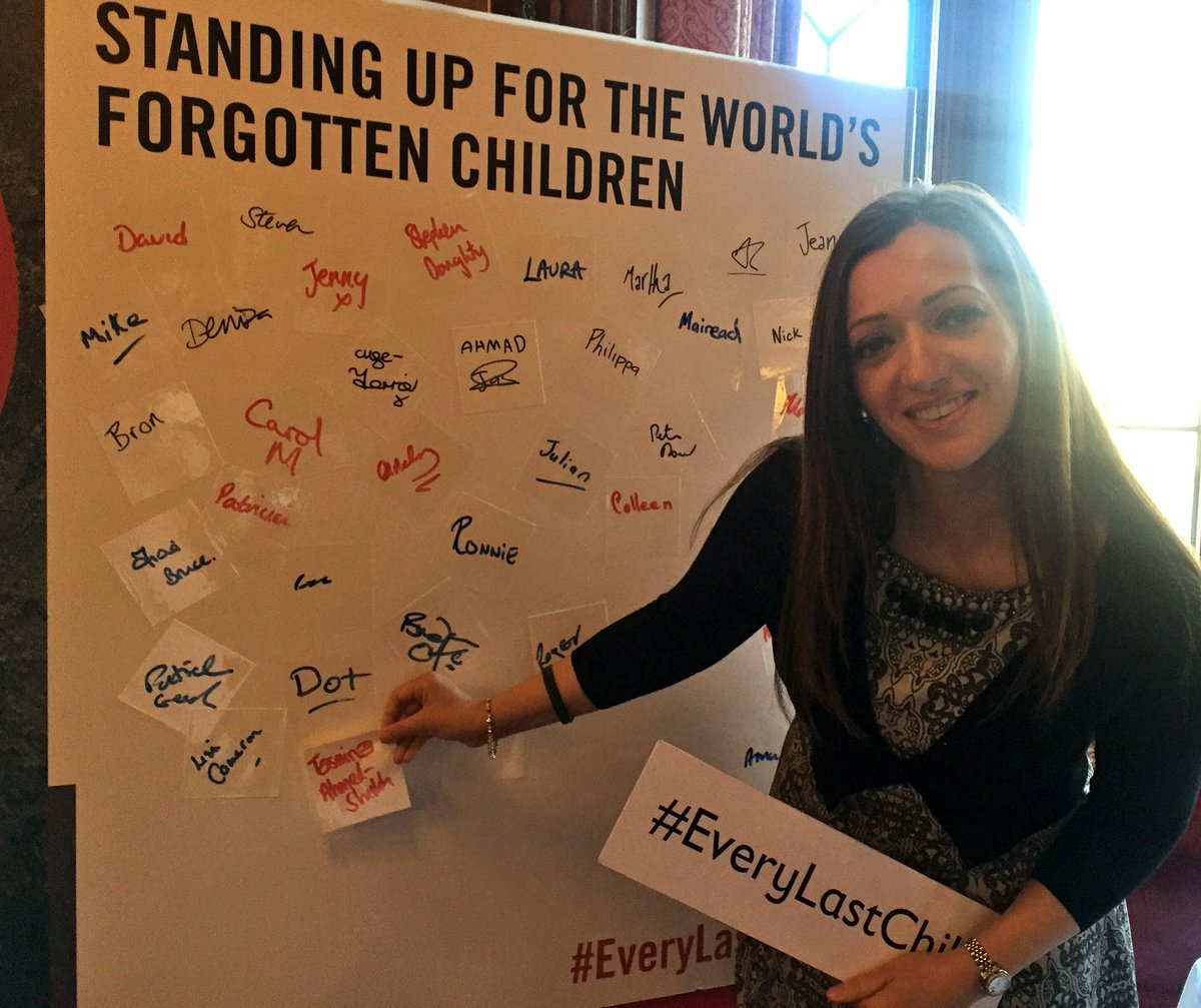 TasminaSheikh's tweet photo. Standing up for the world's forgotten children with @savechildrenuk &amp; some of team @theSNP #EveryLastChild https://t.co/mxQsQA4SLe